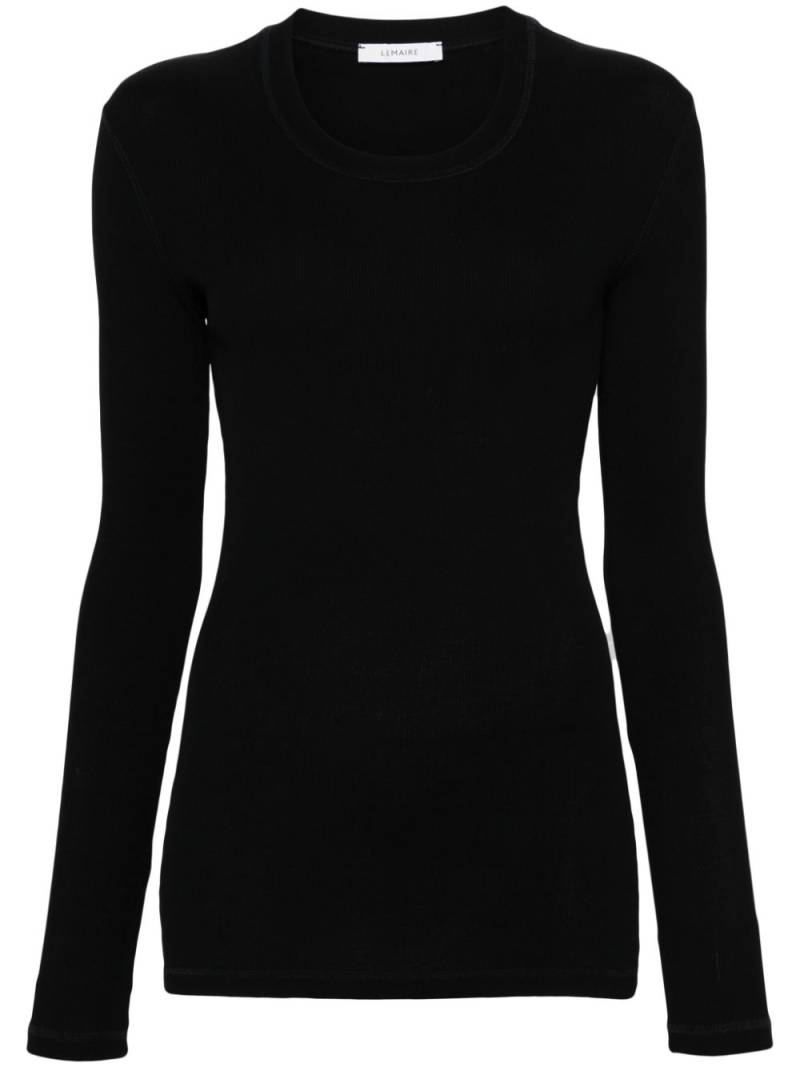 LEMAIRE long-sleeve T-shirt - Black von LEMAIRE