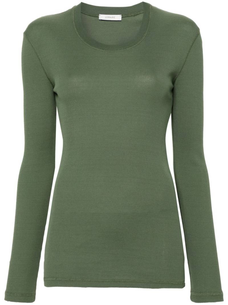 LEMAIRE long-sleeve T-shirt - Green von LEMAIRE