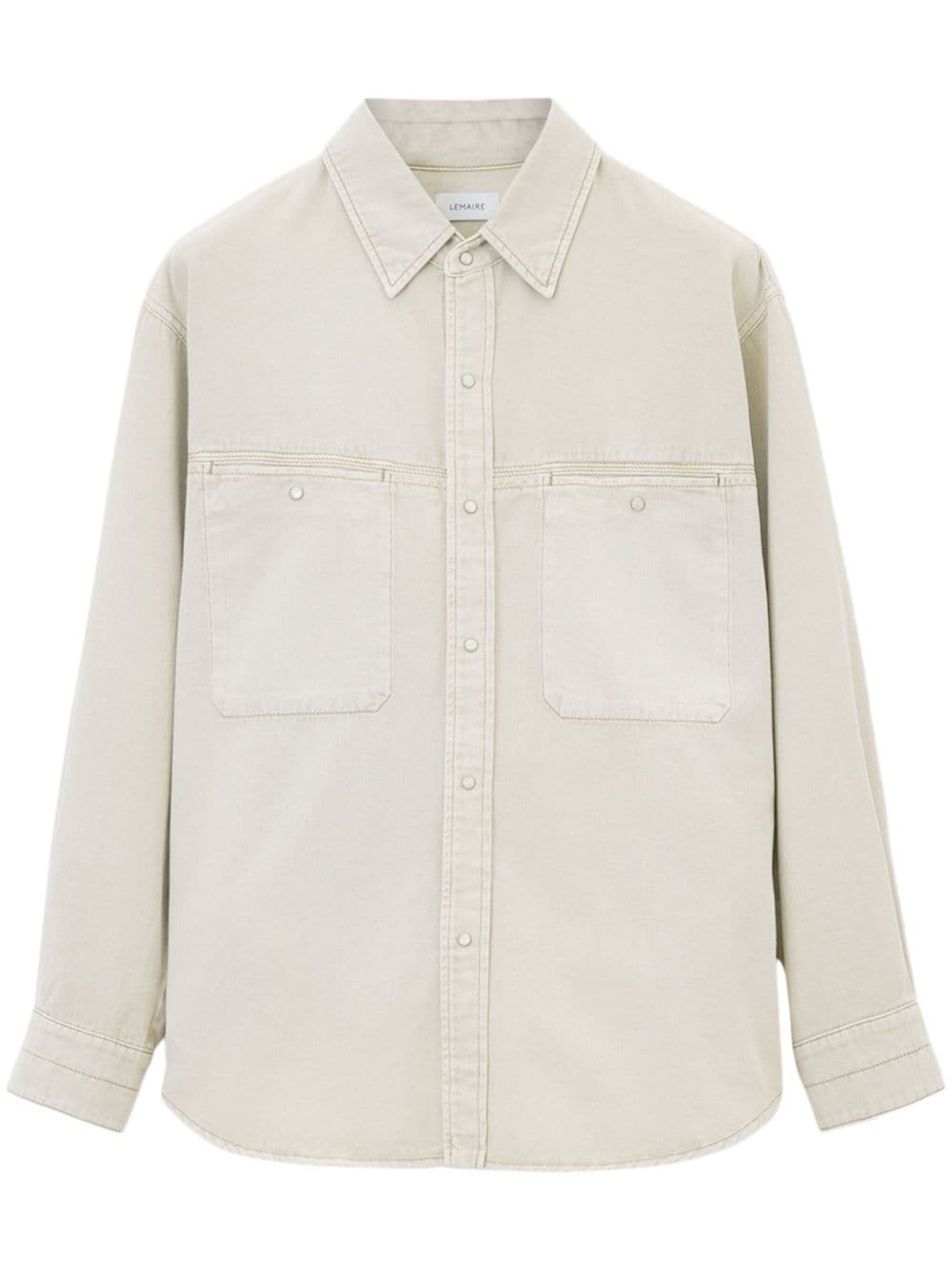 LEMAIRE long-sleeve denim shirt - Neutrals von LEMAIRE