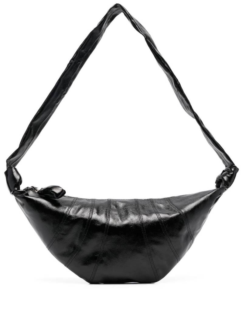 LEMAIRE medium Croissant shoulder bag - Black von LEMAIRE