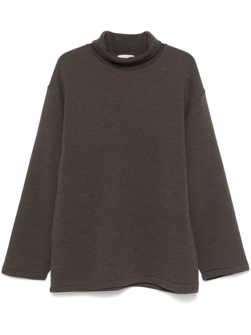 LEMAIRE mélange-effect sweatshirt - Brown von LEMAIRE