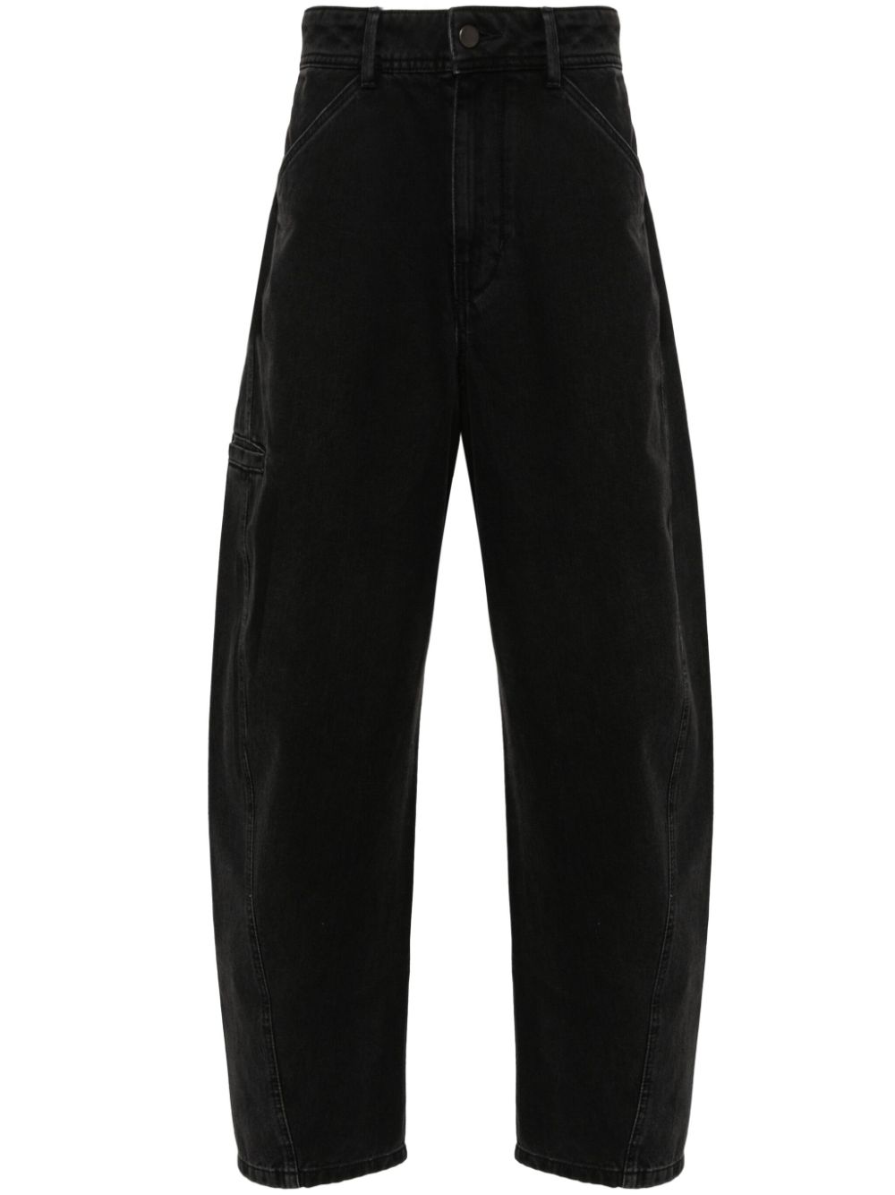 LEMAIRE mid-rise tapered jeans - Black von LEMAIRE