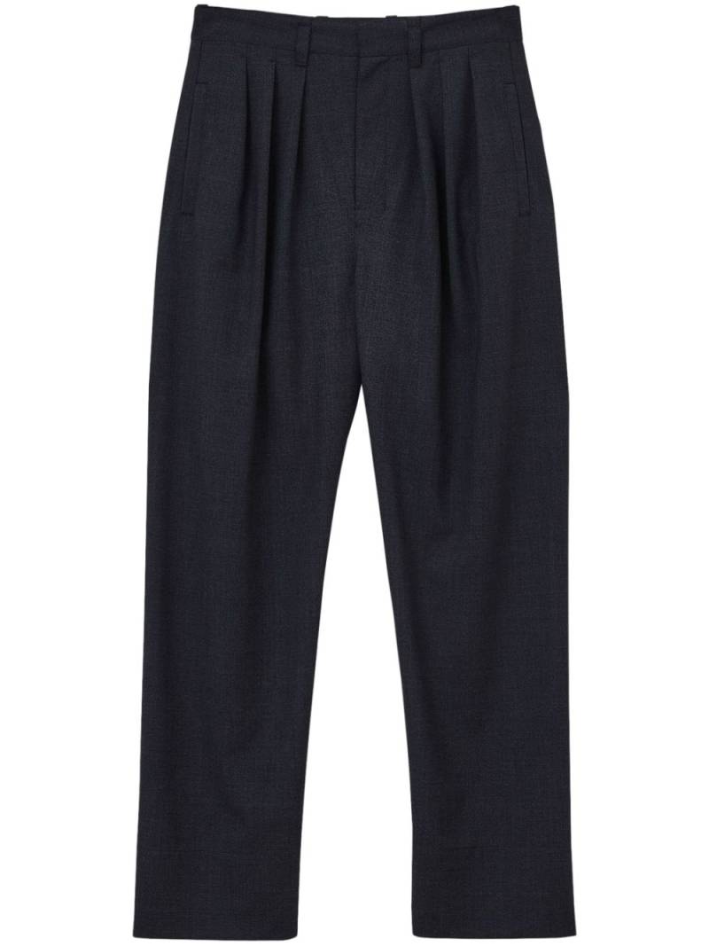 LEMAIRE pleated tailored trousers - Blue von LEMAIRE