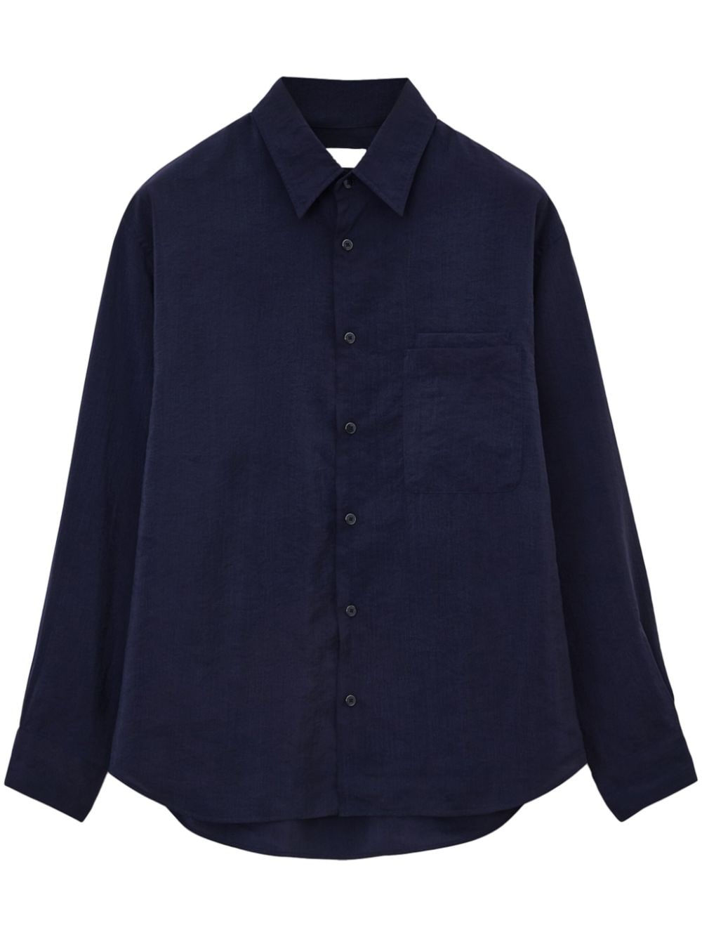 LEMAIRE relaxed long-sleeve shirt - Blue von LEMAIRE