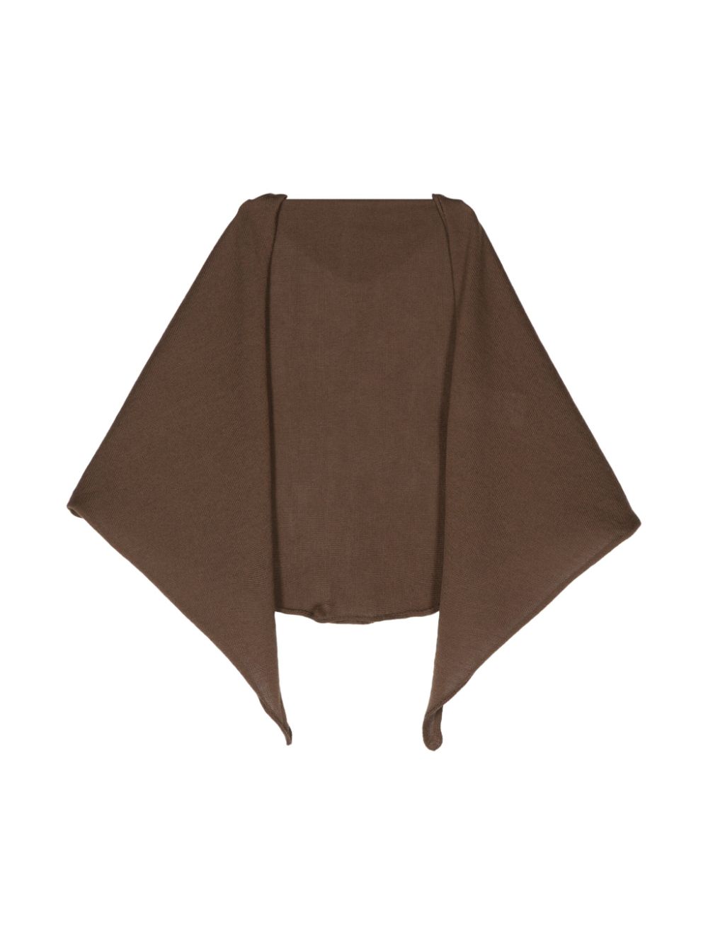 LEMAIRE rolled-trim scarf - Brown von LEMAIRE