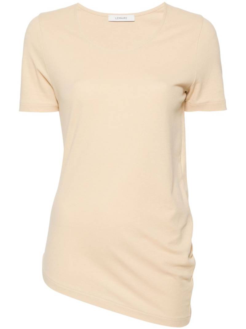 LEMAIRE round-neck cotton T-shirt - Neutrals von LEMAIRE