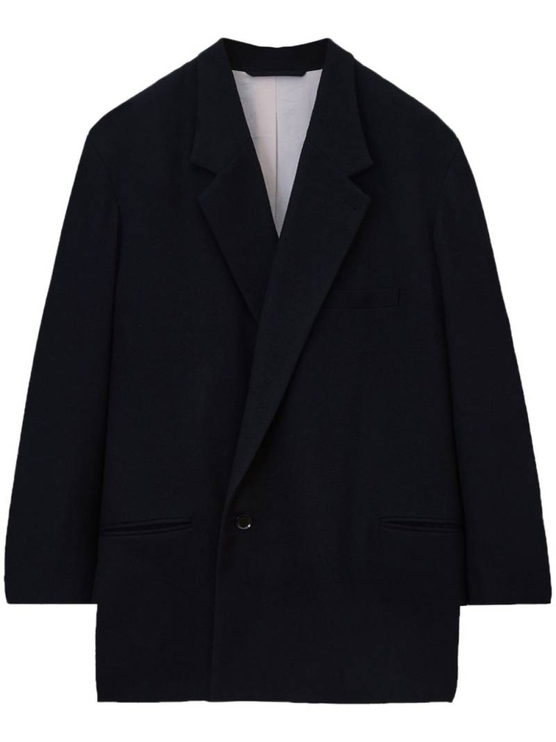 LEMAIRE short double breasted coat - Black von LEMAIRE