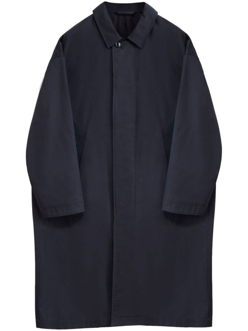 LEMAIRE single-breasted trench coat - Black von LEMAIRE