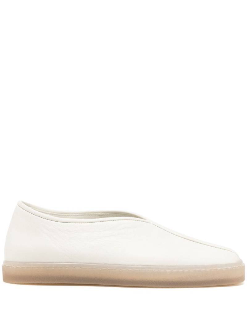 LEMAIRE slip-on leather sneakers - White von LEMAIRE