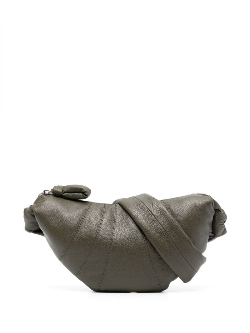 LEMAIRE small Croissant messenger bag - Green von LEMAIRE