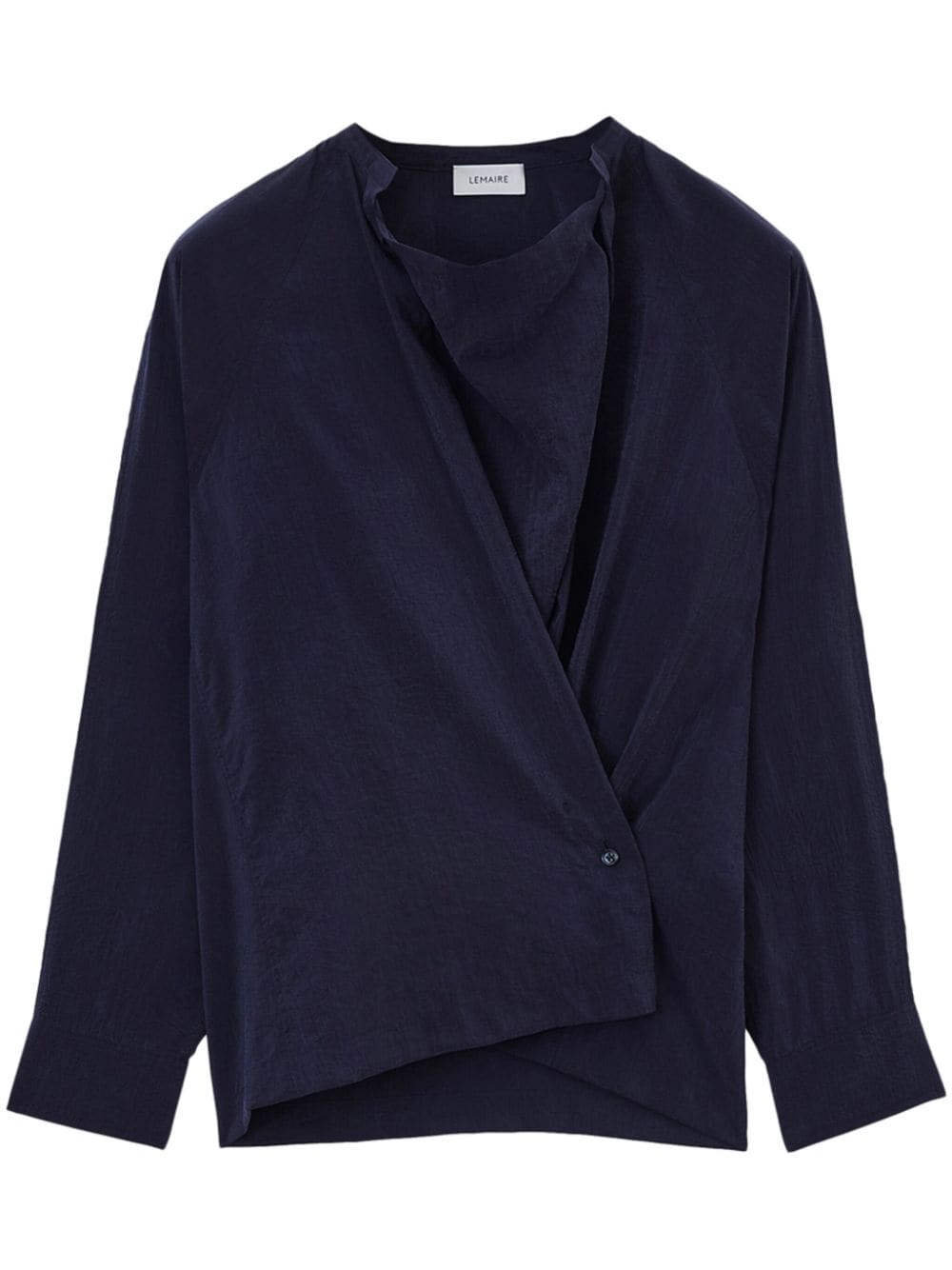 LEMAIRE twisted long-sleeved shirt - Blue von LEMAIRE