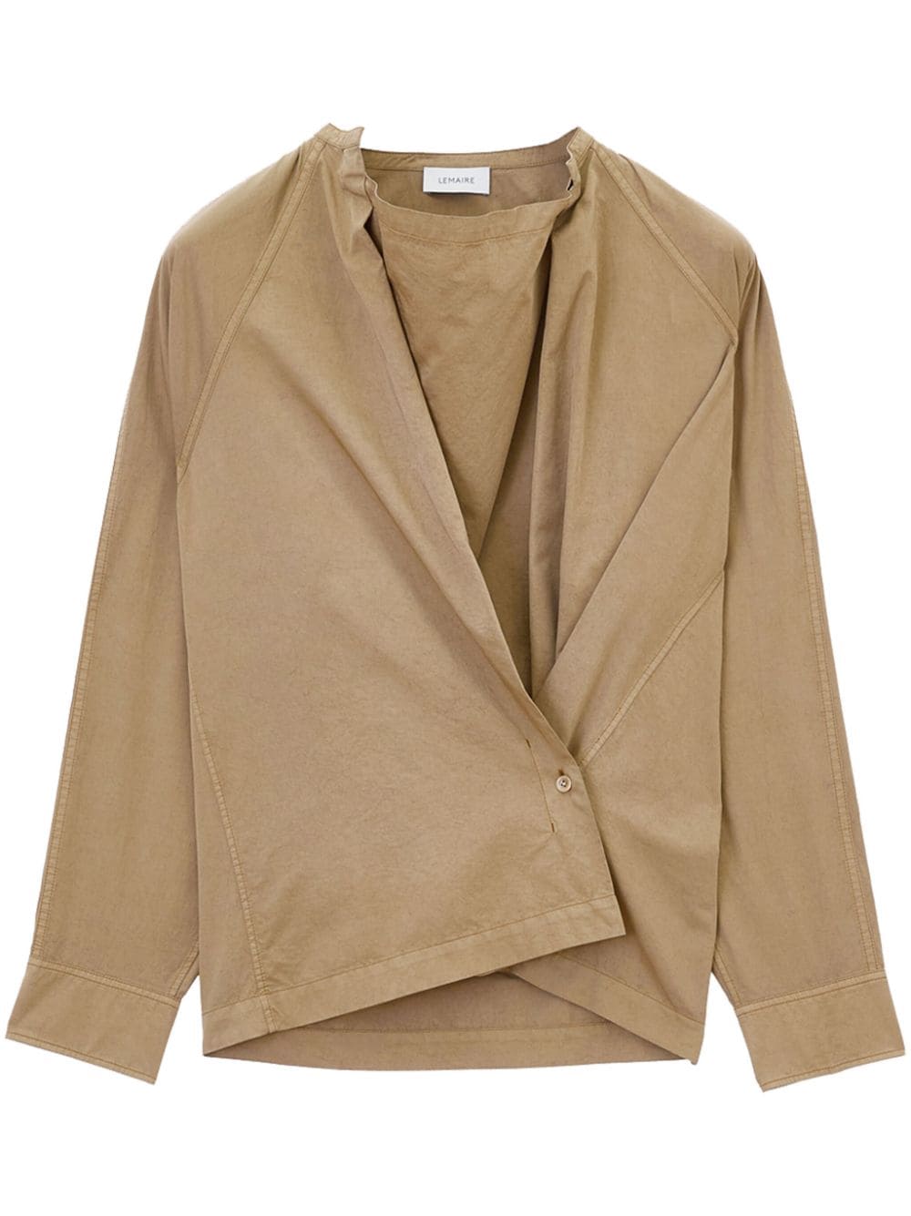 LEMAIRE twisted long-sleeved shirt - Neutrals von LEMAIRE