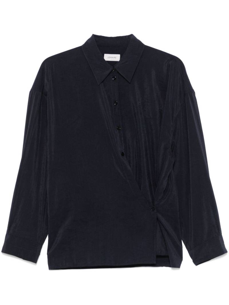 LEMAIRE twisted shirt - Purple von LEMAIRE