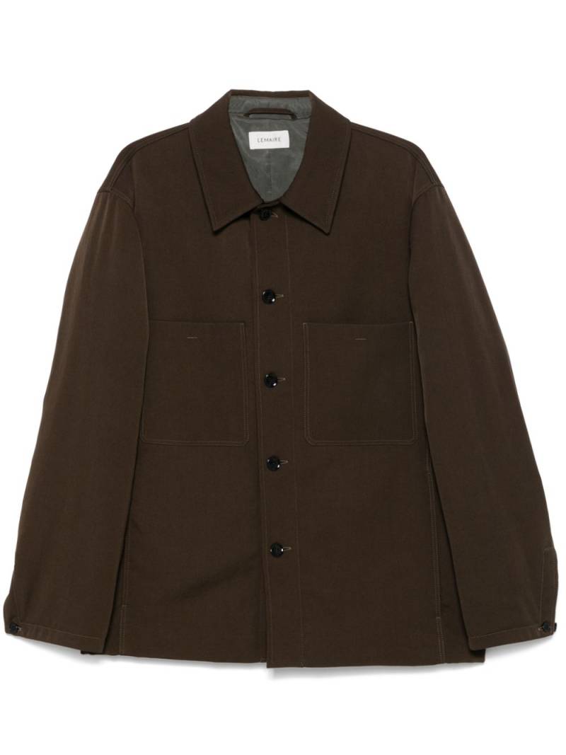 LEMAIRE wool shirt jacket - Brown von LEMAIRE