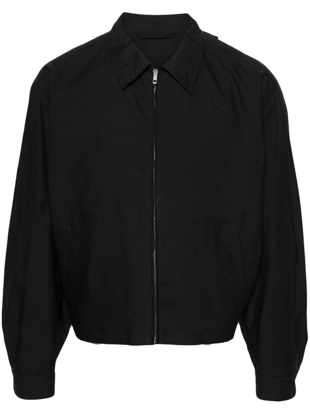 LEMAIRE zip-up jacket - Black von LEMAIRE