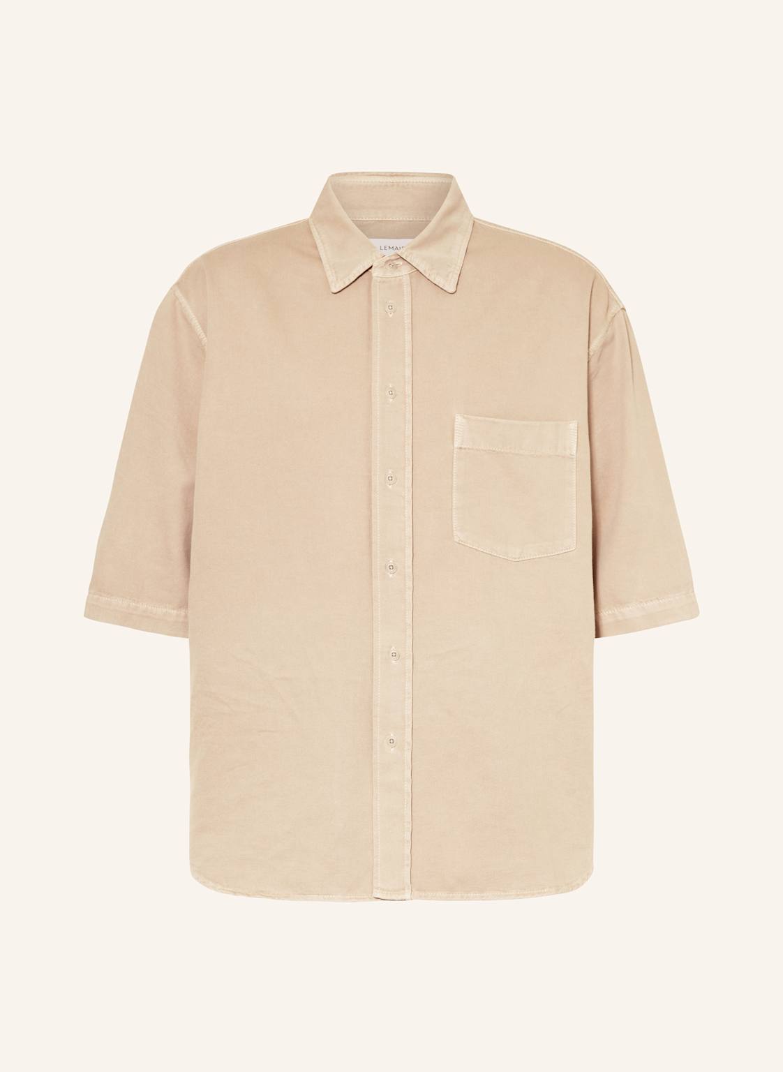 Lemaire Kurzarm-Hemd Comfort Fit beige Lemaire Kurzarm-Hemd Comfort Fit beige von LEMAIRE