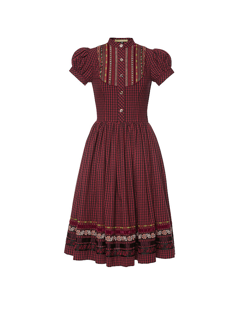 LENA HOSCHEK Midikleid GRETL  dunkelrot | L von LENA HOSCHEK