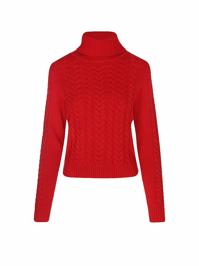 LENA HOSCHEK Rollkragenpullover STANLEY rot | M von LENA HOSCHEK