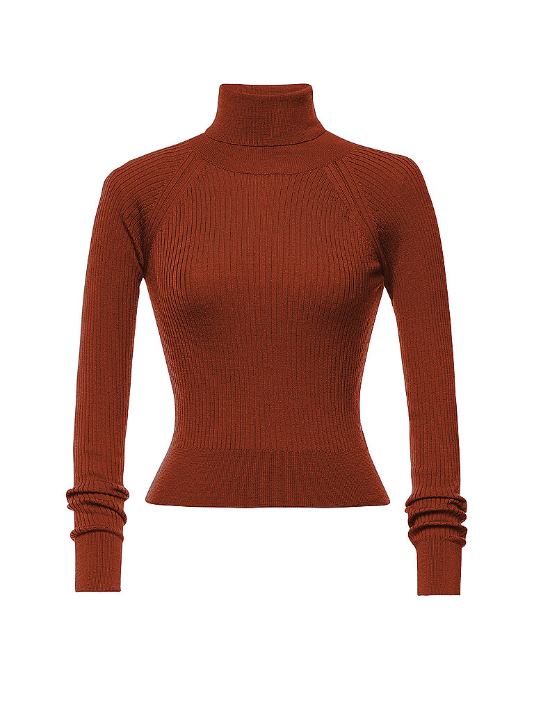 LENA HOSCHEK Rollkragenpullover WENDY orange | L LENA HOSCHEK Rollkragenpullover WENDY orange | L von LENA HOSCHEK
