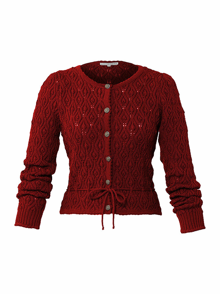 LENA HOSCHEK Strickjacke RESI dunkelrot | S von LENA HOSCHEK