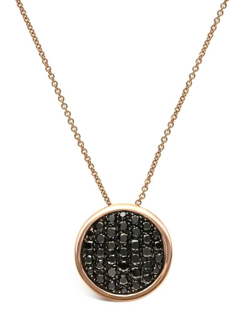 LEO PIZZO 18kt rose gold Coin diamond pendant necklace - Pink von LEO PIZZO