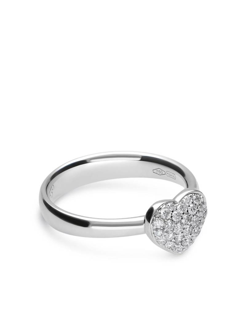 LEO PIZZO 18kt white gold Amore diamond ring - Silver von LEO PIZZO