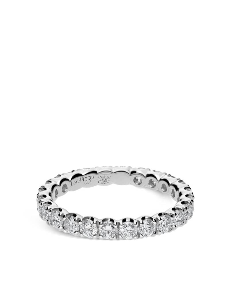 LEO PIZZO 18kt white gold Anniversary diamond ring - Silver von LEO PIZZO