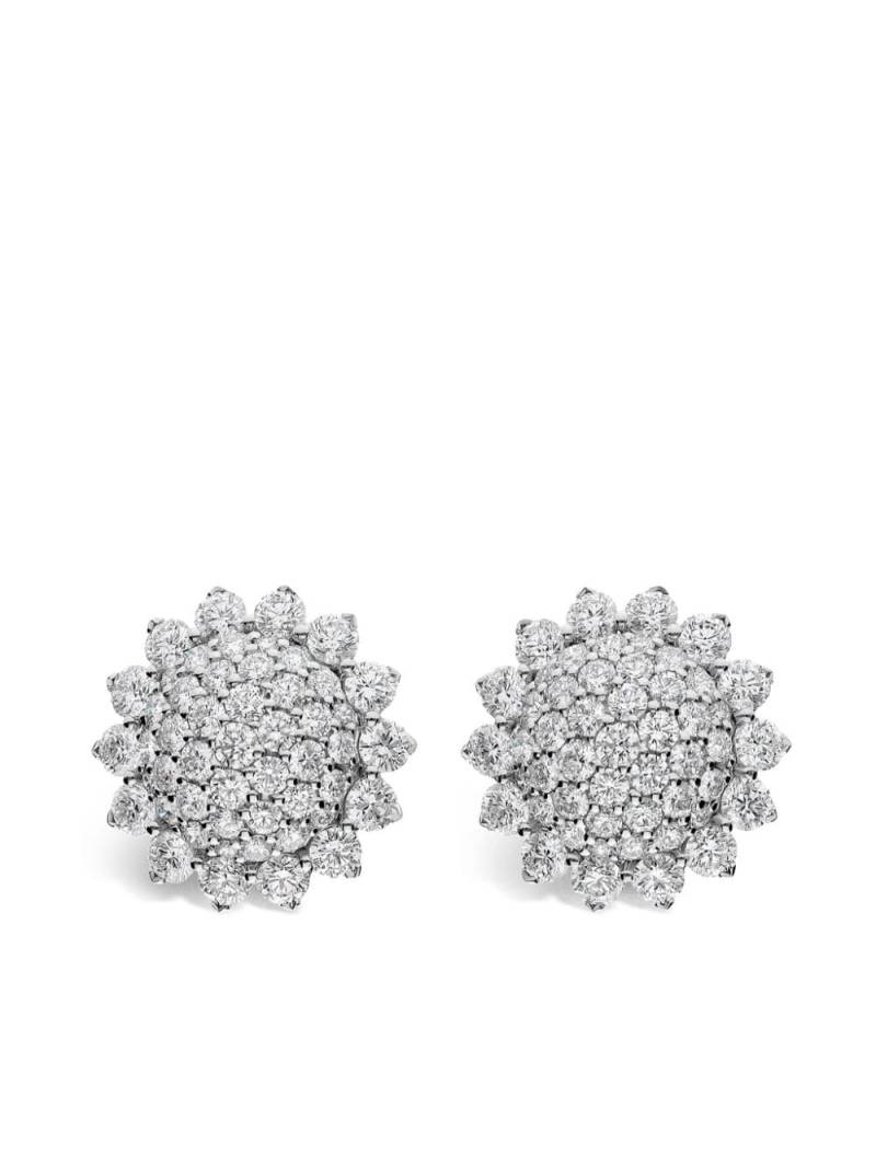 LEO PIZZO 18kt white gold Aurora diamond earrings - Silver von LEO PIZZO