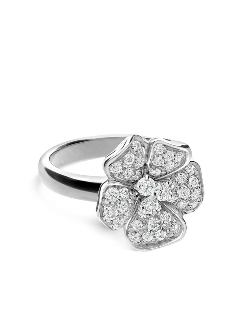 LEO PIZZO 18kt white gold Flora diamond ring - Silver von LEO PIZZO