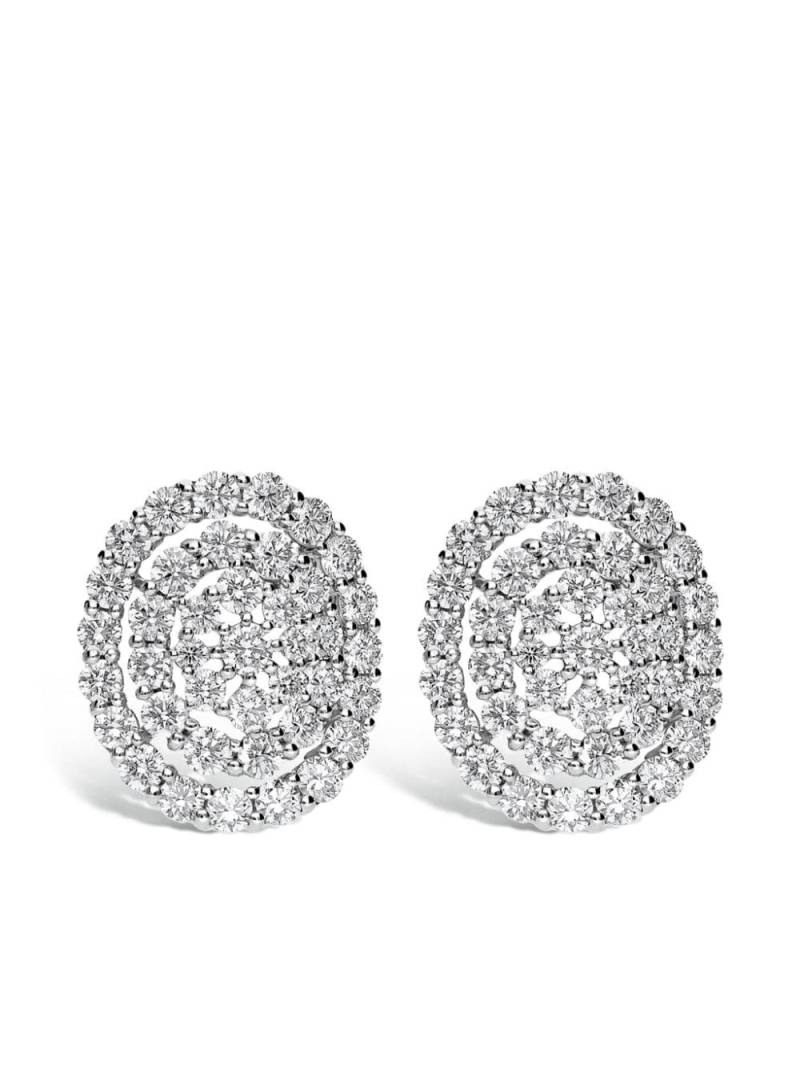 LEO PIZZO 18kt white gold Must Have diamond earrings - Silver von LEO PIZZO