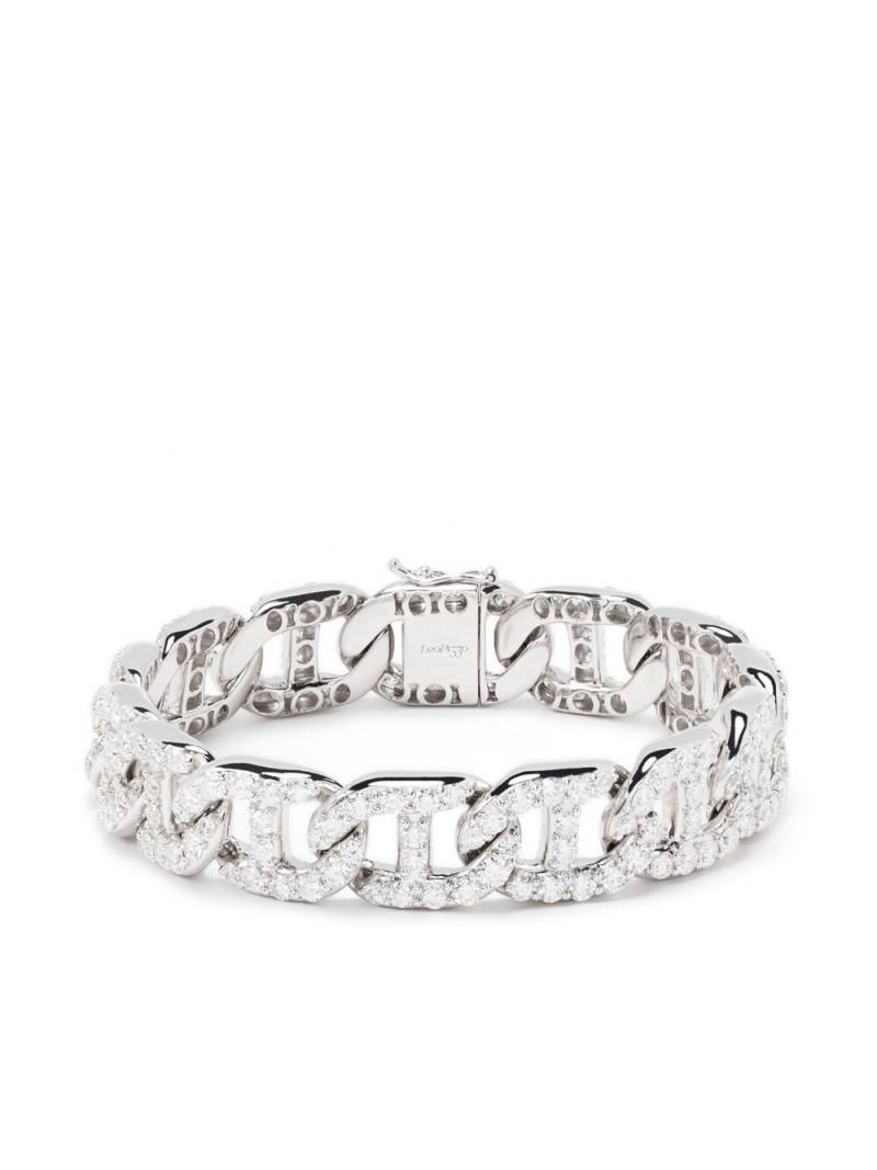 LEO PIZZO 18kt white gold diamond Her Groumette bracelet - Silver von LEO PIZZO