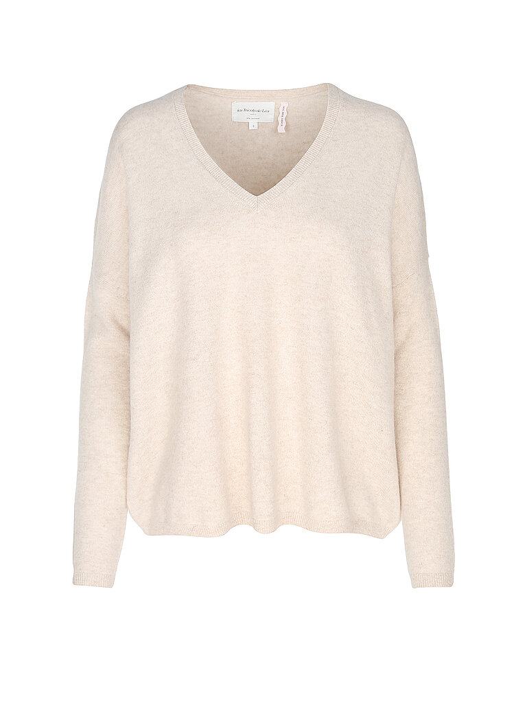 LES TRICOTS DE LEA Kaschmirpullover MAPOUPETTE beige | S/M von LES TRICOTS DE LEA