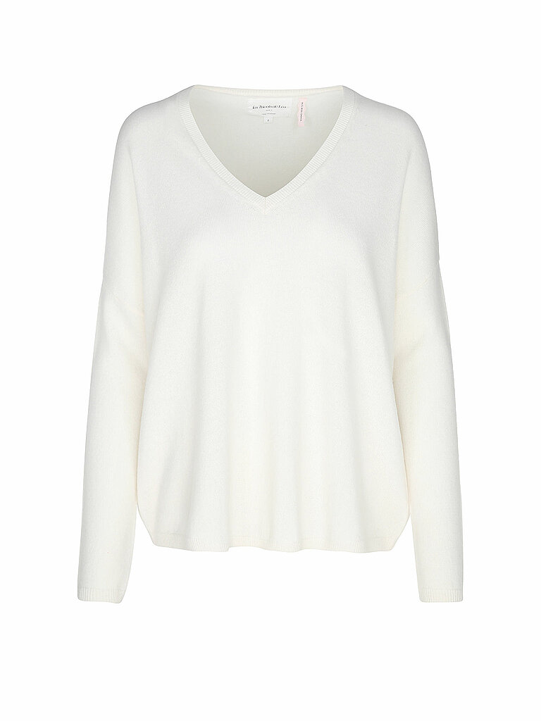 LES TRICOTS DE LEA Kaschmirpullover MONJAKOE weiss | S/M von LES TRICOTS DE LEA