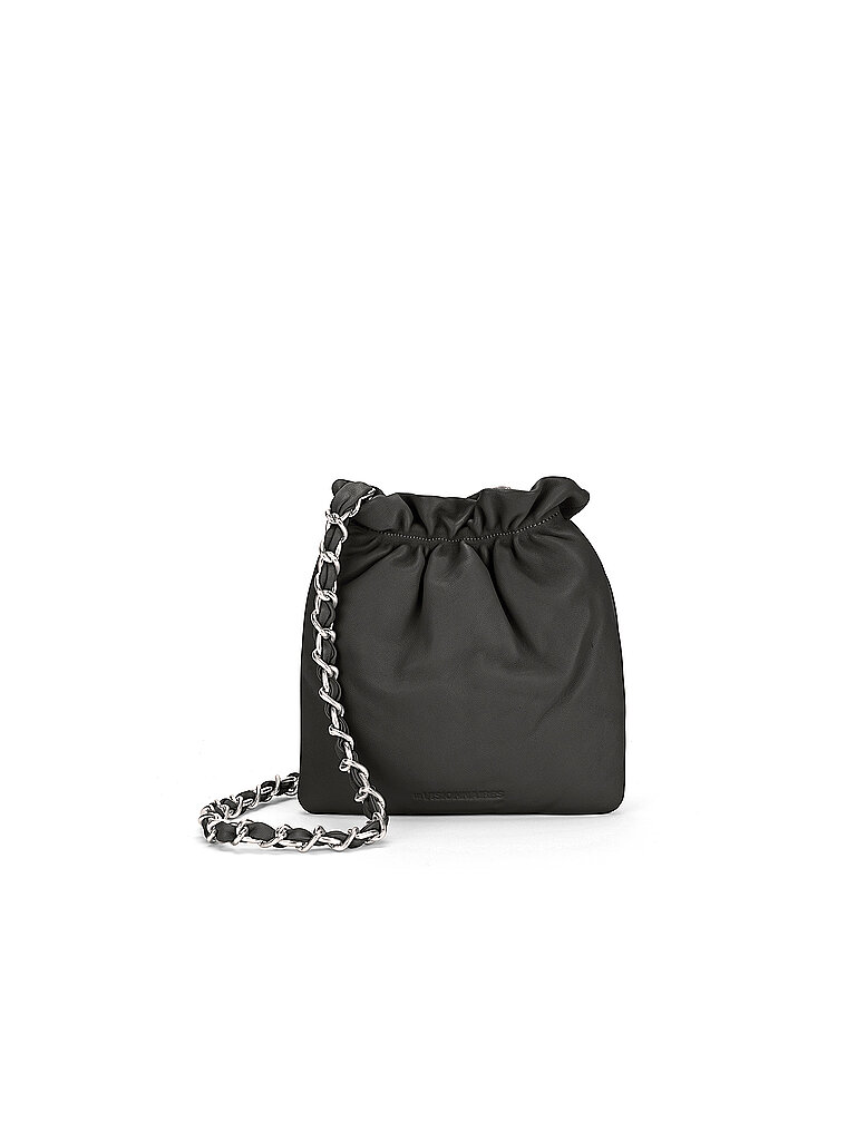 LES VISIONNAIRES Ledertasche - Bucket Bag LILOU SILKY schwarz von LES VISIONNAIRES