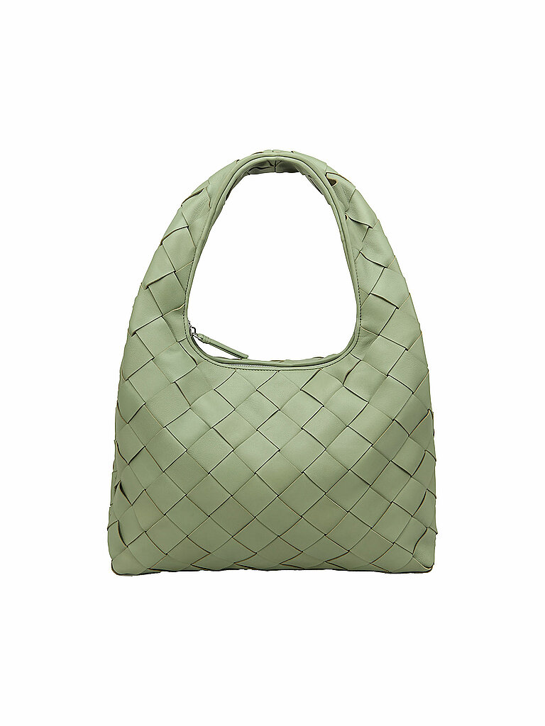 LES VISIONNAIRES Ledertasche - Hobo JADE WEAVE grün von LES VISIONNAIRES