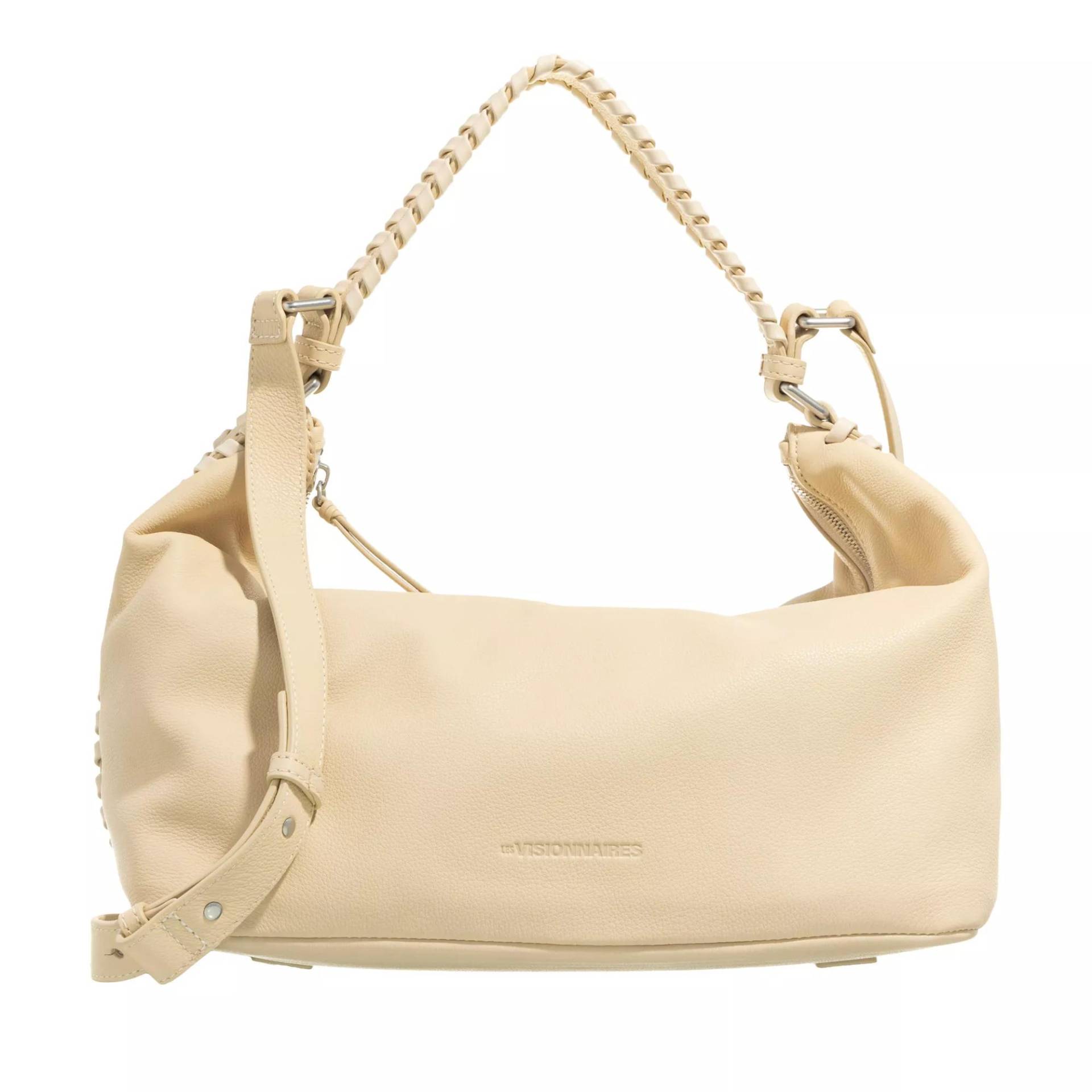 LESVISIONNAIRES Schultertasche - Elisa Lacing - Gr. unisize - in Beige - für Damen von LESVISIONNAIRES