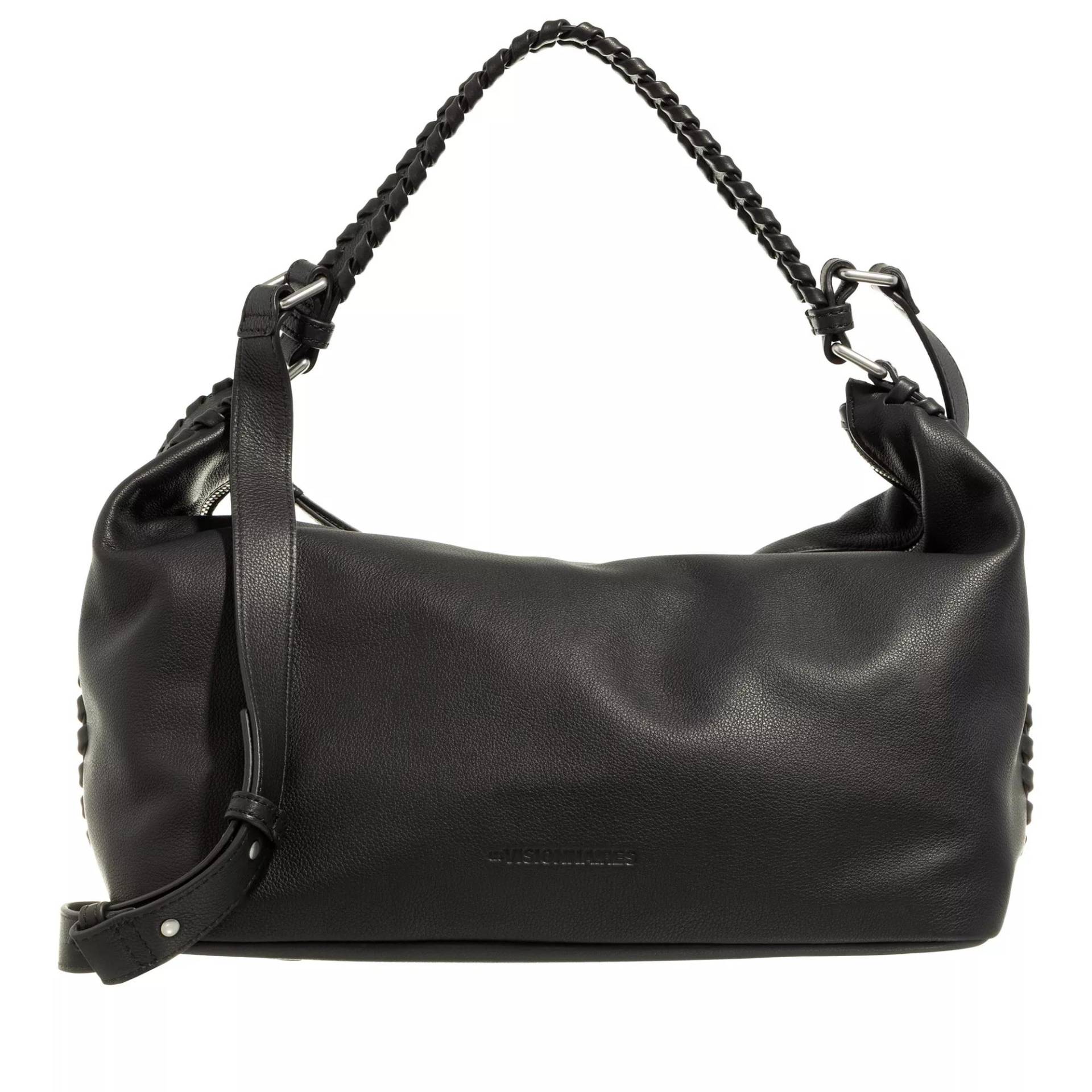 LESVISIONNAIRES Schultertasche - Elisa Lacing - Gr. unisize - in Schwarz - für Damen von LESVISIONNAIRES