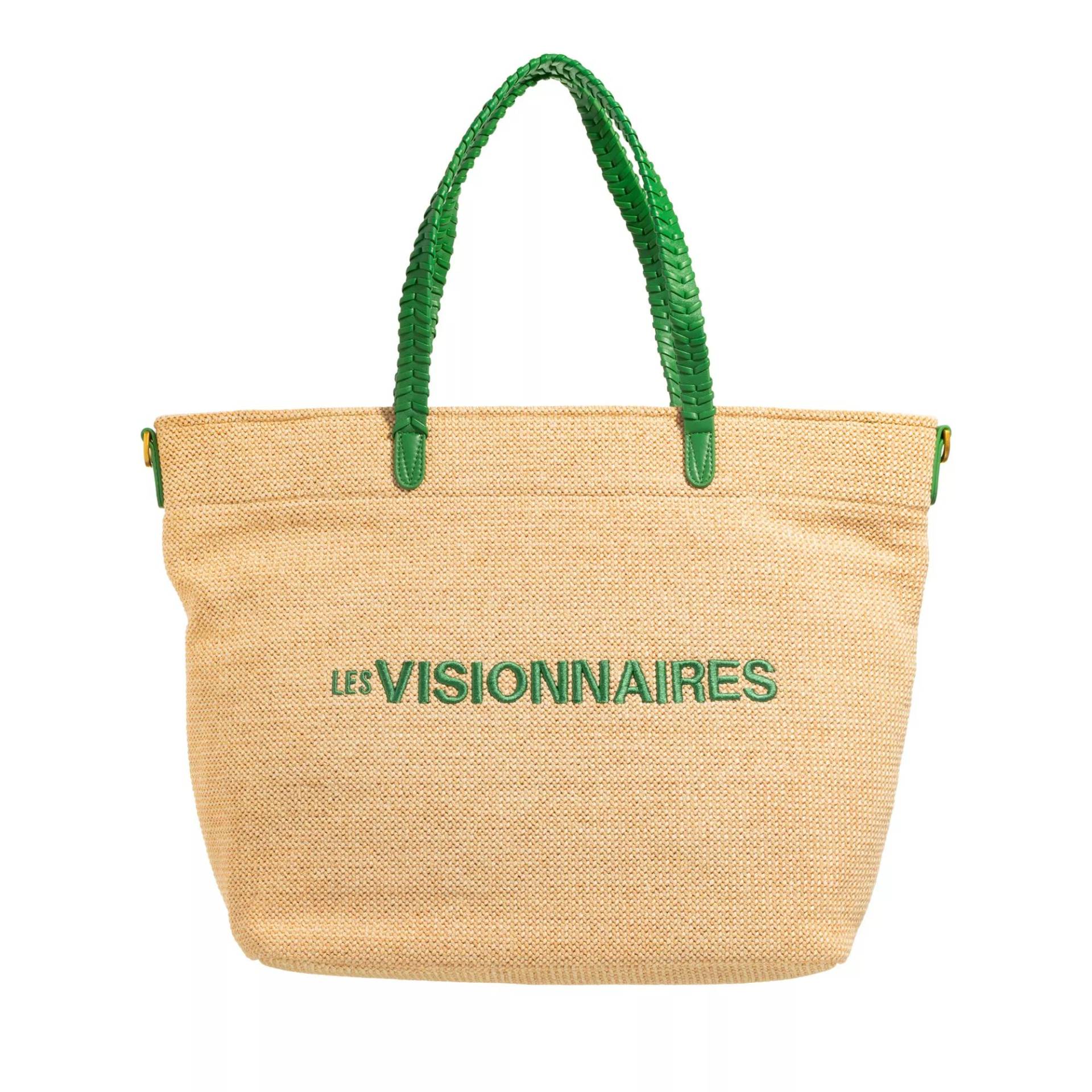 LESVISIONNAIRES Schultertasche - Nea Canvas - Gr. unisize - in Beige - für Damen von LESVISIONNAIRES