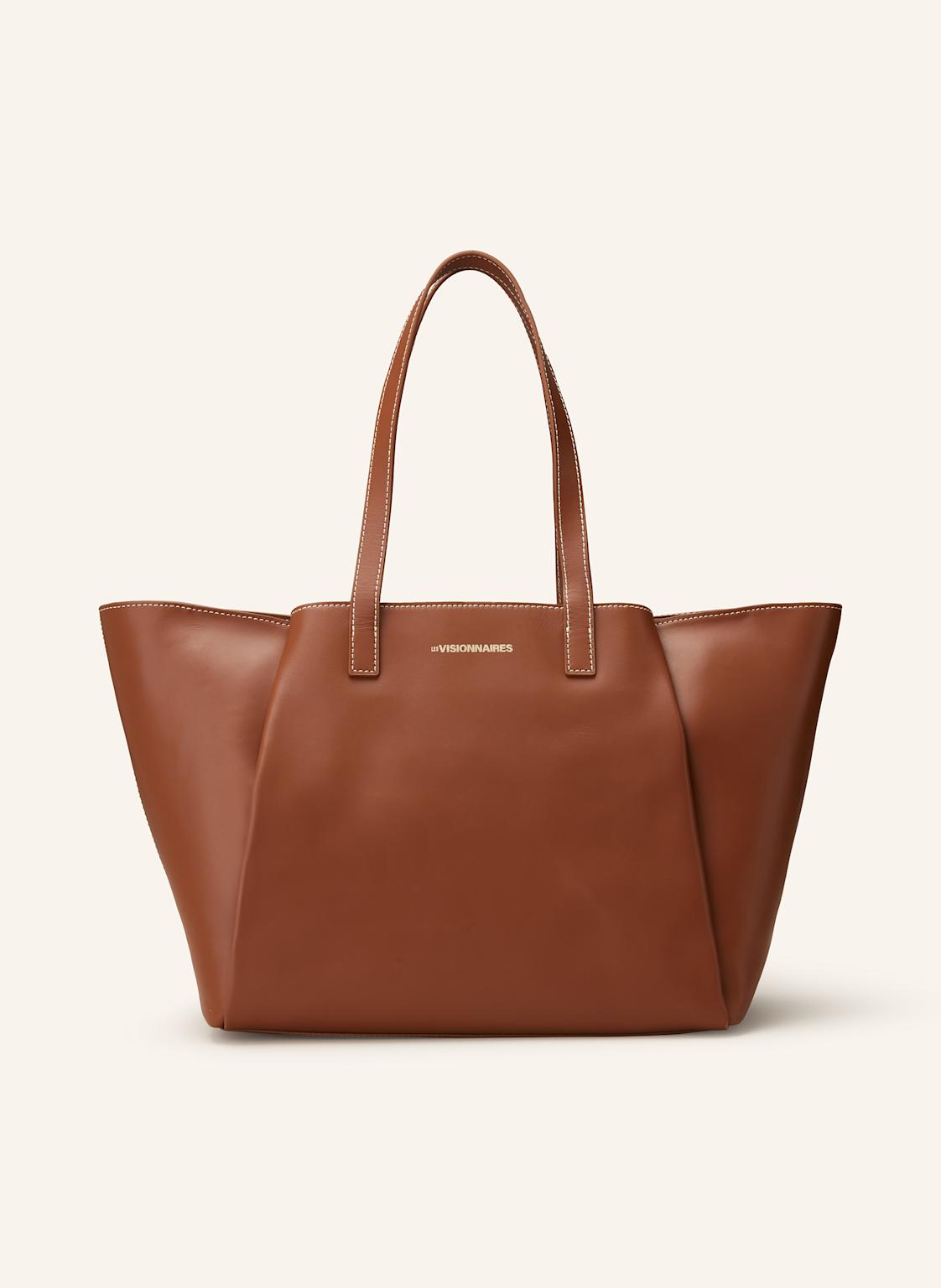 Les Visionnaires Shopper Filippa Mit Pouch braun von LES VISIONNAIRES