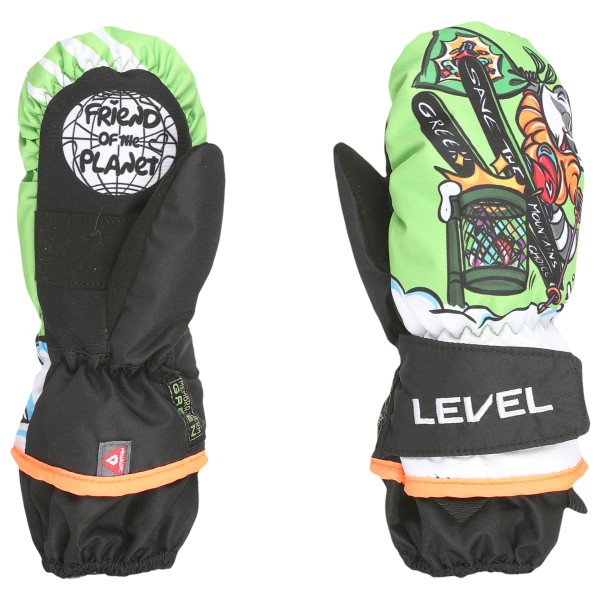 LEVEL - Kid's Animal Rec - Handschuhe Gr 0 - 1-2 years grau von LEVEL