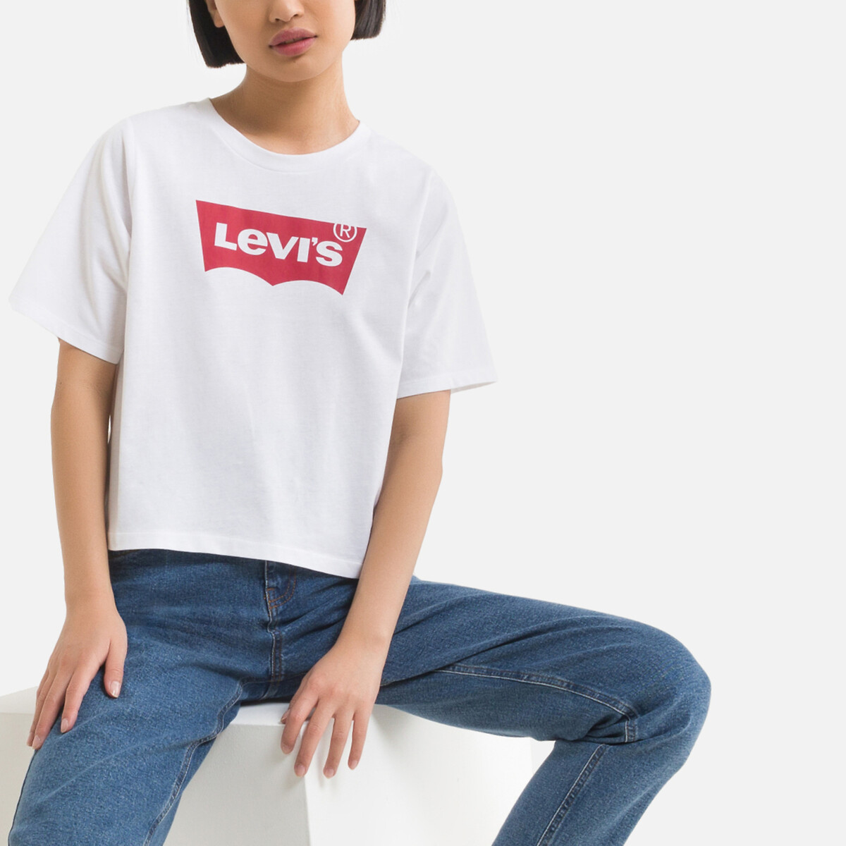 Cropped T-Shirt von LEVI'S KIDS