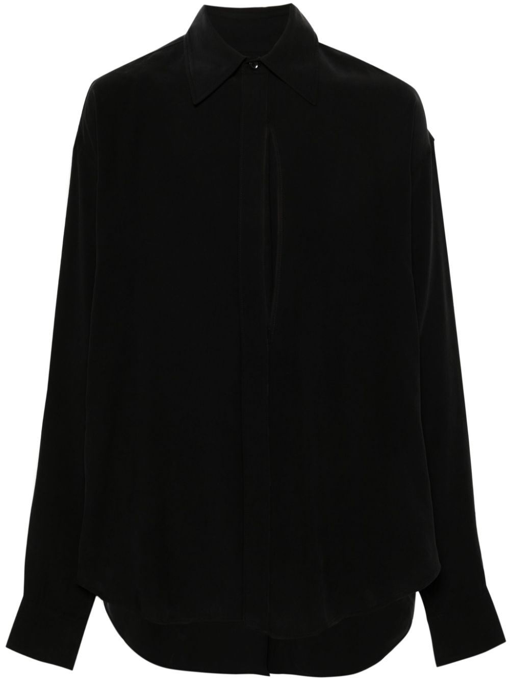 LGN LOUIS GABRIEL NOUCHI cut-out detail shirt - Black von LGN LOUIS GABRIEL NOUCHI