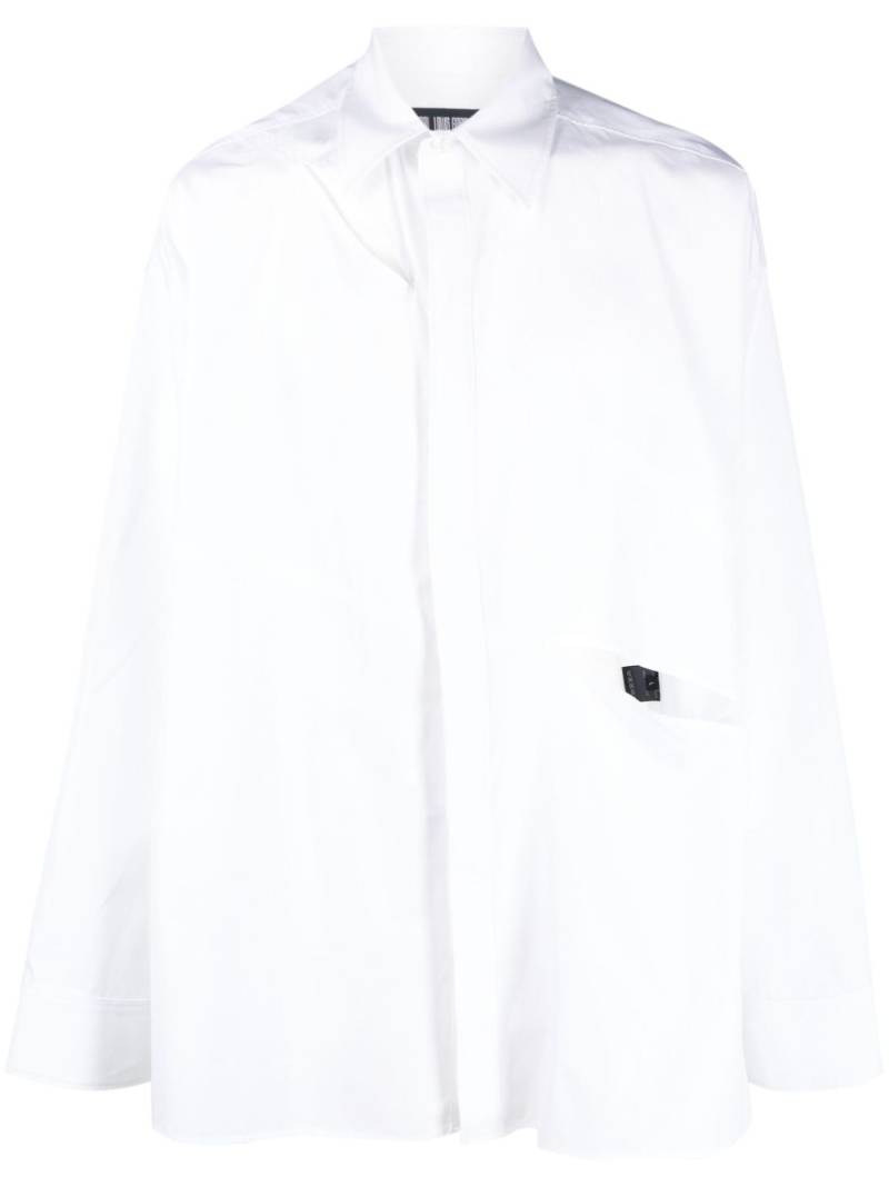 LGN LOUIS GABRIEL NOUCHI cut-out detailing cotton shirt - White von LGN LOUIS GABRIEL NOUCHI