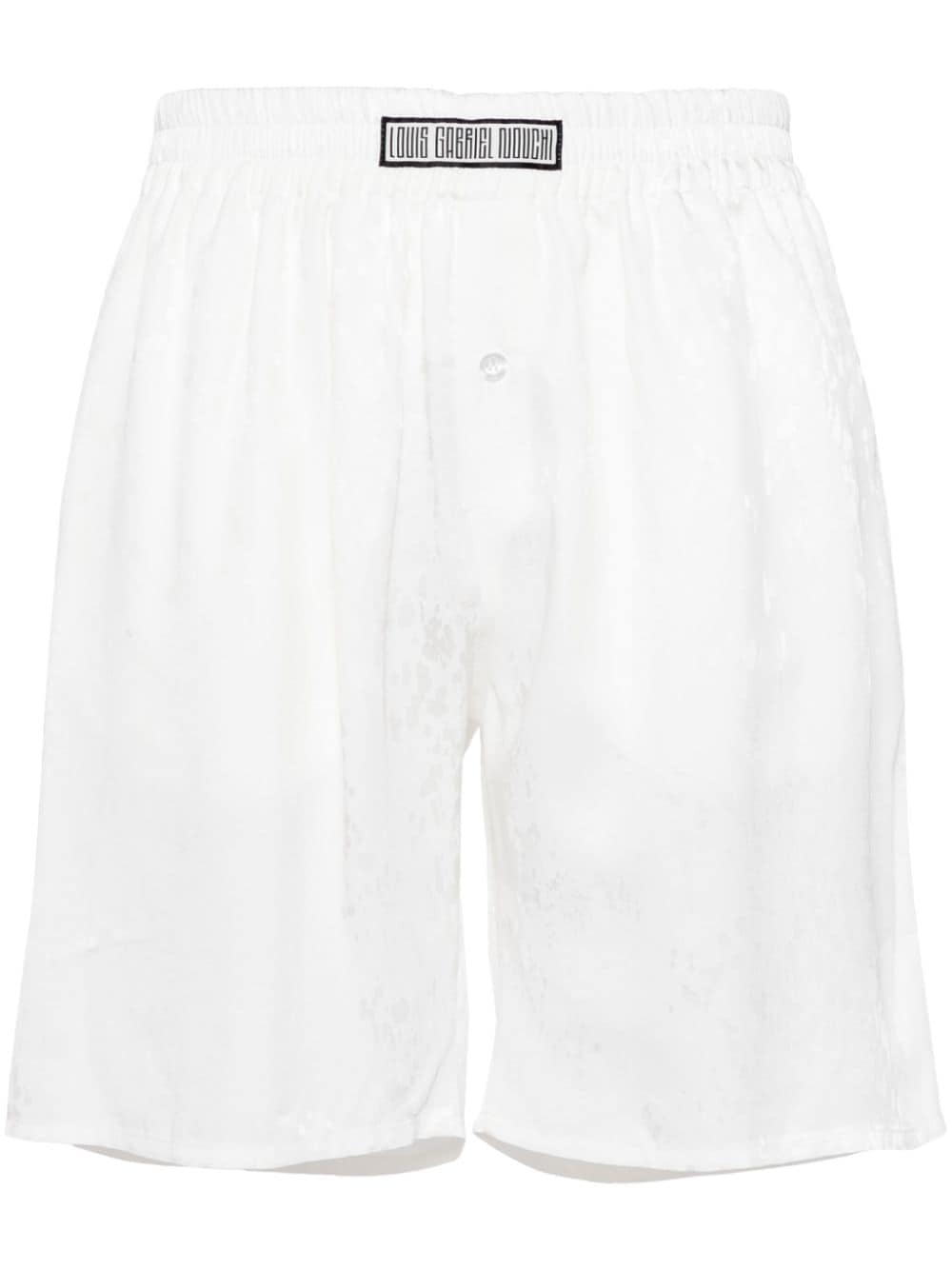 LGN LOUIS GABRIEL NOUCHI patterned-jacquard shorts - White von LGN LOUIS GABRIEL NOUCHI