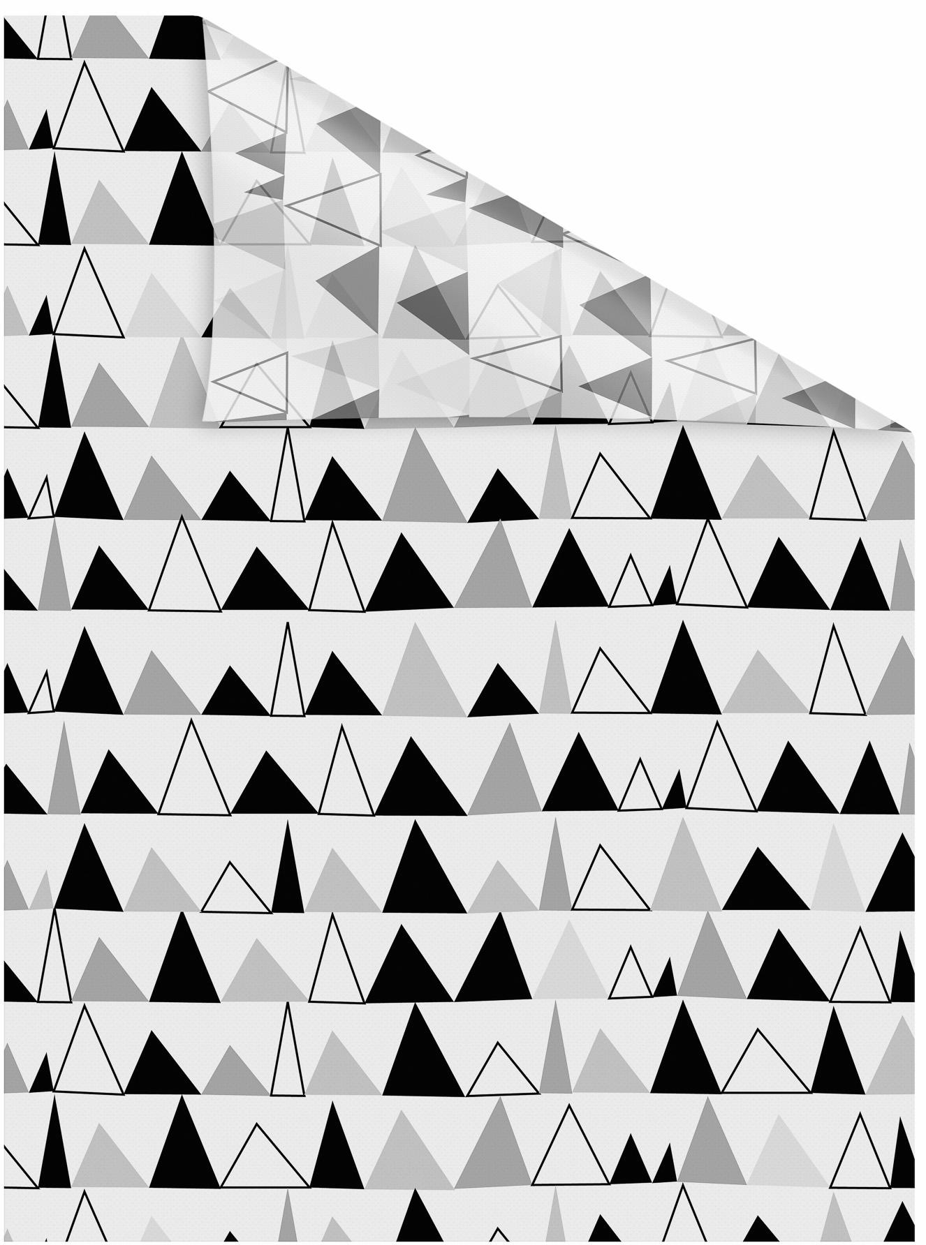 LICHTBLICK ORIGINAL Fensterfolie »Dreiecke«, 1 St., blickdicht, strukturiertKlebepunkte, selbstklebend, Sichtschutz von LICHTBLICK ORIGINAL