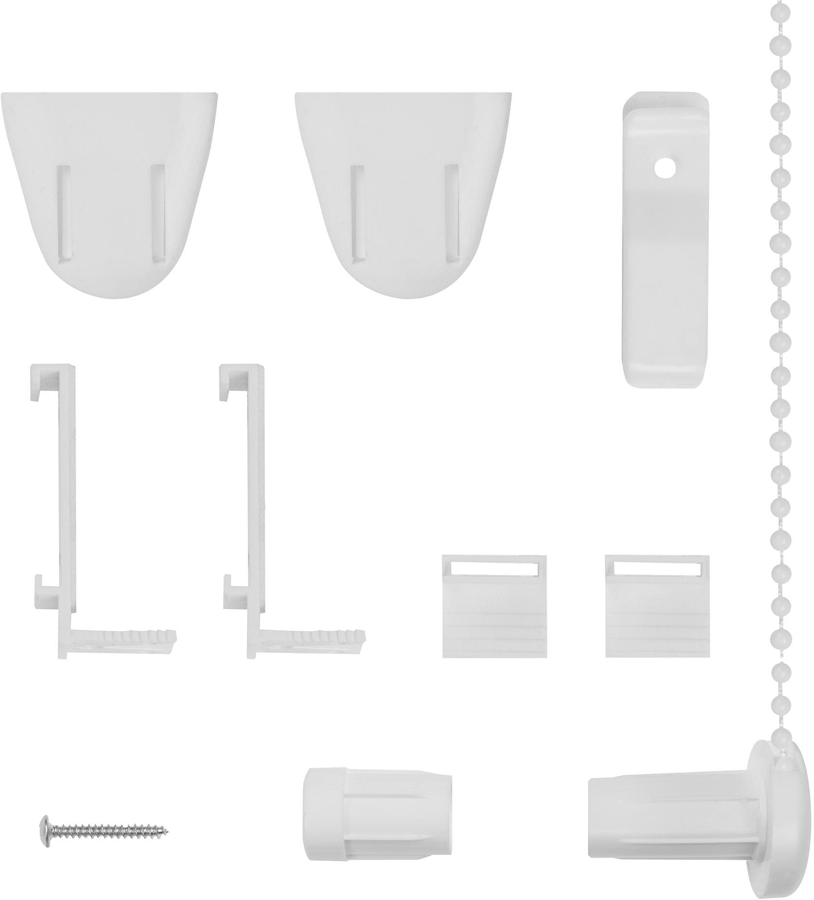 LICHTBLICK ORIGINAL Sichtschutzzüge Montagezubehör-Set, Packung, für Rollos, für Klemmfix Rollo RKV von LICHTBLICK ORIGINAL