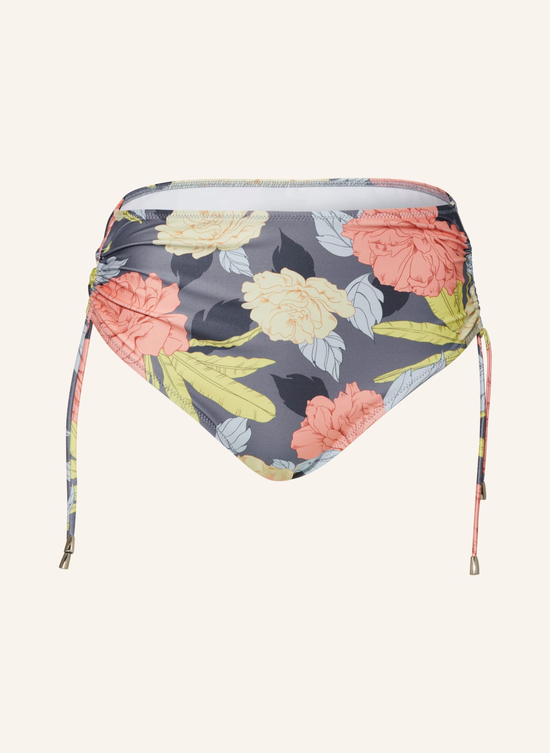 Lidea High-Waist-Bikini-Hose Flower Nostalgia grau von LIDEA