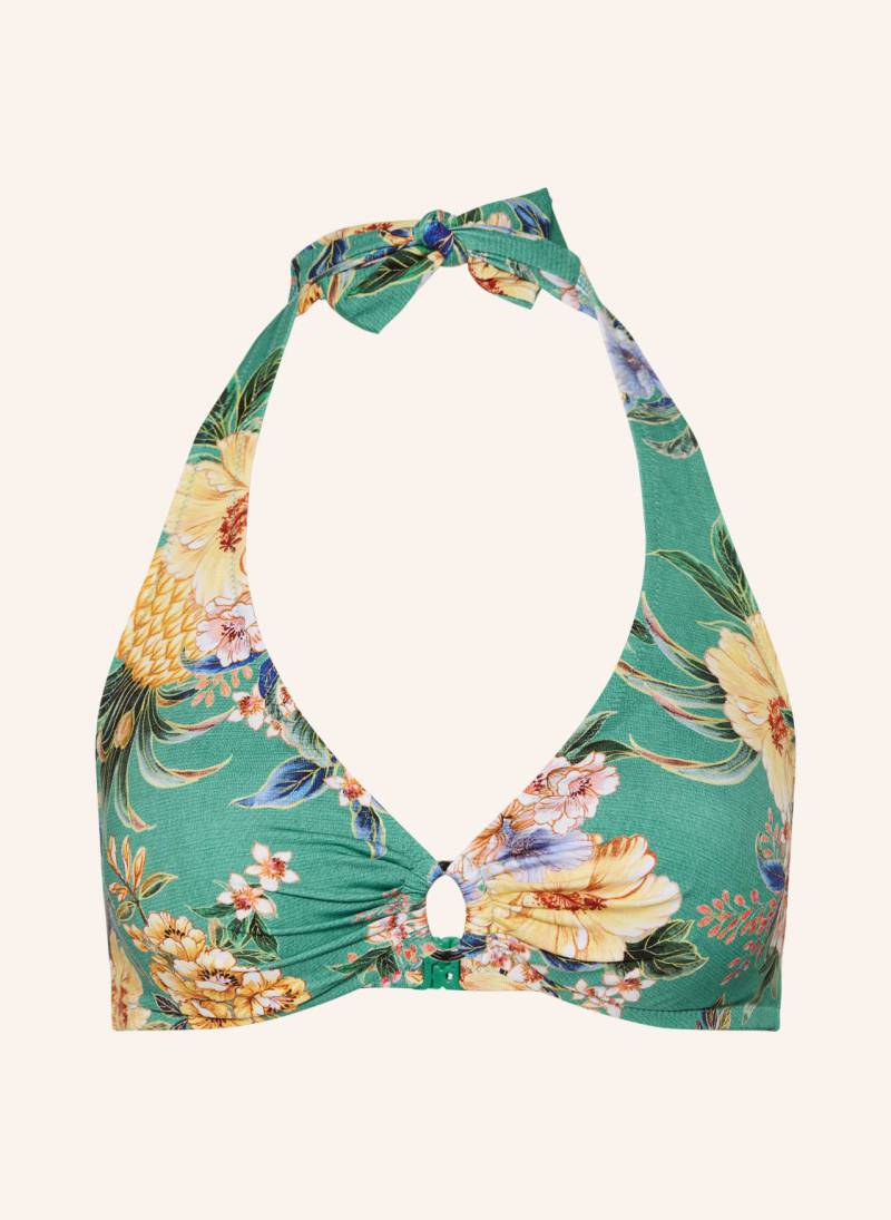 Lidea Neckholder-Bikini-Top Pineapple Sea blau von LIDEA