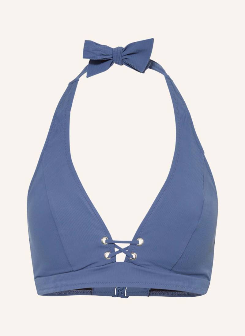 Lidea Neckholder-Bikini-Top Seaside Serenity blau von LIDEA