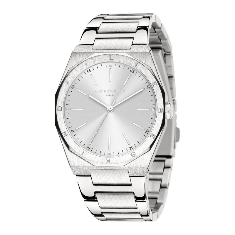 Boyfriend Armbanduhr Damen Silber 36mm von LIEBESKIND